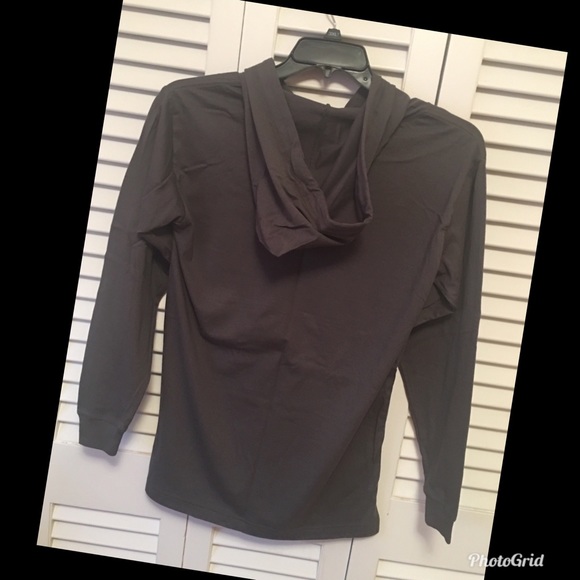 VS PINK CAMPUS HOODIE TEE W/ BLING - Picture 3 of 3